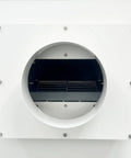 Heavy Duty Industrial Air Conditioner 61000 Btu Hour Cooling Large Commercial Spaces Indoor Outdoor Use Mobile Design, circular vent outlet.