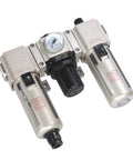 Industrial Air Preparation Unit F.R.L Series Combo With GAC200-06AS Through GAC400-10AS Filters Regulators Lubricators