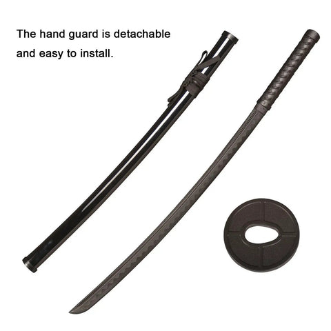 41 Inch High Toughness Polypropylene Practice Sword With Scabbard For Safe Play Not Sharp Bendable Over 90 Degrees