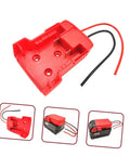 18V Battery Adapter Conversion Kit with secure connector wires for easy plug and play power from lithium-ion cells