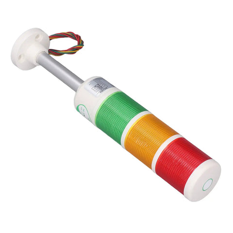Three Layer LED Stack Tower Light for CNC Machines and Automatic Production Lines 24 Volt Aluminum Alloy Signal Indicator Lamp