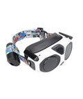 Elastic Headband For Insta360 Antigravity A1 Vision And DJI FPV Goggles 2 V2 Flight Glasses, colorful strap, side view
