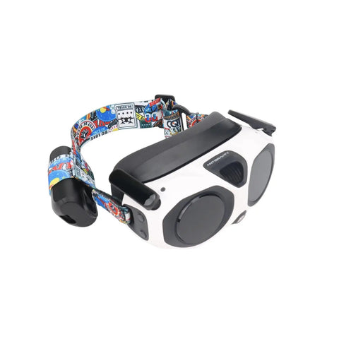 Elastic Headband For Insta360 Antigravity A1 Vision And DJI FPV Goggles 2 V2 Flight Glasses, colorful strap, side view