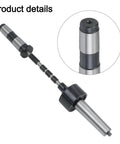 Awesome BildeeMait Woodturning MT2 Pen Mandrel Set with saver tailstock center, stainless steel tool for precision work.
