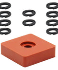 10 Pack One Half Inch Impact Wrench Retaining Ring Clips With O Ring And Anvil Install Tool Heavy Duty Carbon Steel Hog Rings