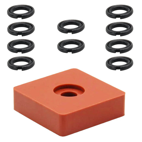 10 Pack Three Eighths Inch Impact Wrench Retaining Ring Clip Kit With O Ring And Anvil Install Tool For Cordless Pneumatic And Electric Impact Wrenches Replacement Parts Durable Carbon Steel With Heat Resistant O Rings