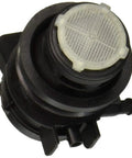 High Performance Electric Windshield Washer Pump Quick Bolt On Swap For Domestic And Import Cars Trucks Vehicles Heavy Duty Build with filter top.