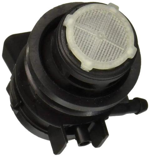 High Performance Electric Windshield Washer Pump Quick Bolt On Swap For Domestic And Import Cars Trucks Vehicles Heavy Duty Build with filter top.