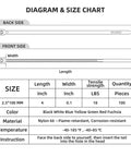 Diagram of 4 Inch White Nylon Zip Ties 100 Pack Self Locking Cable Ties For Indoor And Outdoor Use Heavy Duty Small Tie Straps