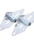 Heavy Duty Garage Door Hinges 2 Pack Noise Reduction Hardware For Outdoor Residential Track Attachment Rugged Metal Hinges Built To Withstand Weather And Deliver Quiet Smooth Operation., pair of galvanized steel garage door hinges