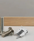 Adjustable Heavy Duty Cabinet Leveling Feet For Furniture And Tables Anti Slip Steel Levelers, silver steel, for uneven floors