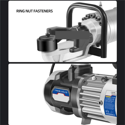 AoXhugB Electric Rebar Bender Machine For Professional Construction Crews, showing ring nut fastener and copper core motor