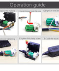 Step-by-step guide for using the No Soldering Needed DB9 Serial Adapters Kit 1 Male 1 Female D Sub 9 Pin Connector For RS232 RS485 DIY Cable Build