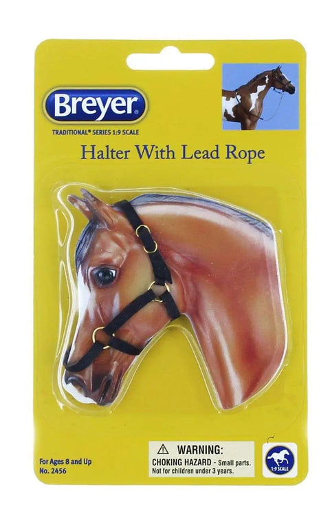 Traditional 1 To 9 Scale Horse Halter With Chain Lead For Model Toys Adjustable Realistic Tack Accessory blister pack