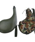 Leakproof Outdoor Water Bottle with Oxford cloth canteen, camouflage design, and large capacity for camping and backpacking.