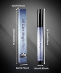 2 Pack Magic Car Scratch Removal Pen Universal For All Colors, Quick Fix, shown with precision tip and packaging dimensions