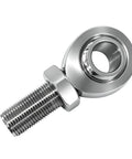 Heavy Duty 3/4 Inch Heim Joint Rod Ends Kit With Jam Nut For Steering And Suspension Upgrades showing a chrome finished rod end with threaded shaft.