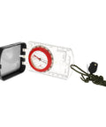 Multifunctional Orienteering Compass With Luminous Pointer Scale Ruler And Mirror for Hiking Camping and Outdoor Survival Navigation