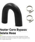 Heavy Duty Heater Core Bypass Hose Handles Heat Tight With Clamps Controls Cooling Crossover For Quick Warm Up On Ls1 Lsx Ls2 Ls3 Lq4 Lq9 V8 Blocks Fits Oem 551699 with metal clamps.