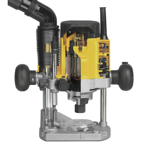 Cutaway view of Pro Grade Workhorse Two Horsepower Plunge Router with 10 Amp motor and variable speed features.
