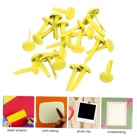 500 Pieces Scrapbooking Paper Fasteners Brads Clip Set For Photos And Cards And Paper Crafts Durable Vintage Style Scrapbook Embellishments