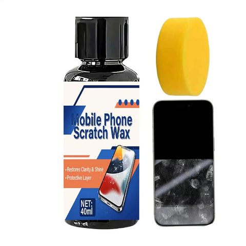 Screen Scratch Remover Kit With Sponge For Watches, Mirrors, Laptops And Other Electronics 40ml And 100ml Gentle Polishing Gel Quick Fix Restores Clarity And Pristine Displays