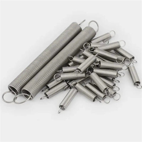 Grab These Top Tier Tension Springs Made From 304 Stainless Steel For Heavy Duty Extensions And Loads, featuring small coils.