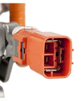 Top Grade Heavy Duty Electric Auto Air Compressor Climate Control Replacement Fits Toyota Prius And Lexus Ct200h Swaps In 8837076010 close-up of orange electrical connector