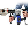 Lukht Plug-In Hydraulic Crimping Pliers For Copper Aluminum Cable Terminal Tool LZ-400C in use for crimping cables.