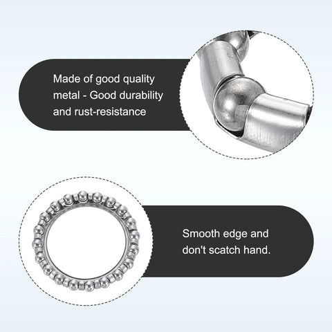 Close-up of Bike Crank Ball Bearings 3 Sixteenth Inch 4 Mm Size, 20 Balls, in durable metal, showing smooth, rust-resistant edge.