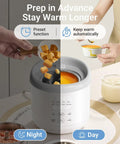 All-In-One Baby Food Maker Steamer And Blender For Kid-Friendly Homemade Meals with day and night prep settings