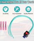 Dodge Exhaust Valve Actuator Connector Plug N Play Pigtail with heat-shrink connectors for Challenger Charger 2015-2023