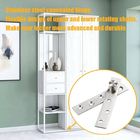 180 Degree Hidden Cabinet Hinges For Inset Doors And Bookcase Cabinets 360 Degrees Pivot Invisible Hinges For Kitchen Cabinets