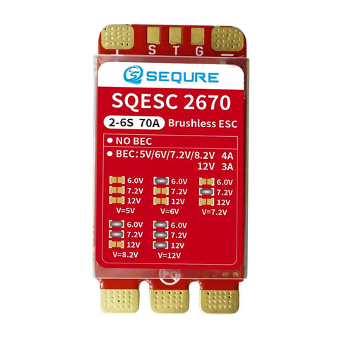 Beefy 70A Brushless RC ESC For 2-6S LiPo With 128KHz Control 5V 4A BEC Reverse Tow Brake Perfect For RC Crawlers Climbing Cars