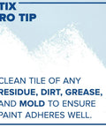 Stix Acrylic Waterborne Bonding Primer Sealer 1 Gallon White tip on cleaning tile for superior adhesion