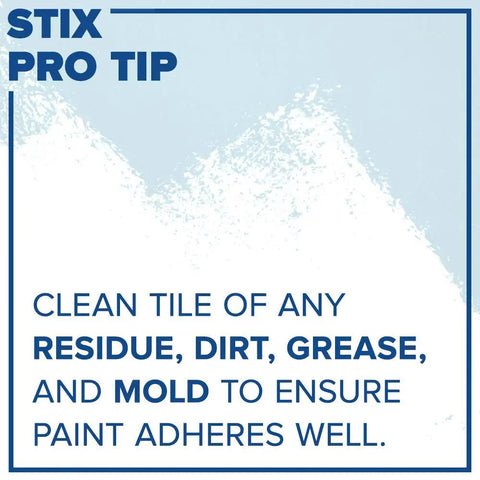 Stix Acrylic Waterborne Bonding Primer Sealer 1 Gallon White tip on cleaning tile for superior adhesion