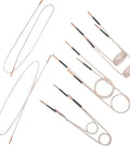 8 Piece Induction Heater Coil Kit For Flameless Bolt And Nut Removal With Pro Grade Heavy Duty Heat Resistant Coils, various sizes