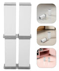 Adjustable Cabinet Legs 4 Pack Aluminum Alloy Height Adjustable Feet for Cabinets Cupboards and Bathroom Units Moisture Resistant