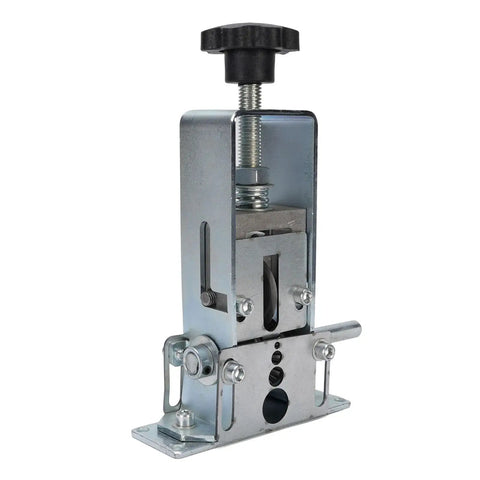 Fabater 2 In 1 Wire Stripper Machine Portable Hand Crank And Drill Powered showing adjustable blades and steel design.