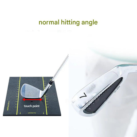 Heavy Duty Golf Club Fitting Tool Lie Board For Practice Ranges Pro Grade Impact Board Analyzes Swing And Shaft Angles