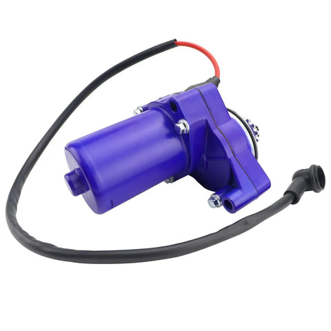 3 Bolt Starter Motor With Relay And CDI Kit For 50Cc To 125Cc ATVs Dirt Bikes Go Karts Pit Bikes Quads Dune Buggies Sand Rails And More Drop In And Go Blue