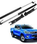 Toyota Hilux Revo Hood Lift Supports Front Hood Struts Hydraulic Lift Shocks Dampers Replacement shown with vehicle model.
