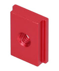 Red Aluminum Alloy Sliding Nut For T Track Systems With Dual Metric Threads T Slot Nut For Woodworking Jigs Table Saw Milling Fixtures Pro Grade Dope Fastener M6 Compatible Easy Mount And Secure Hold