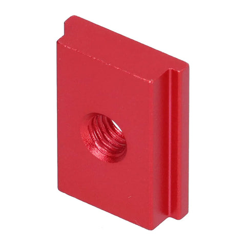 Red Aluminum Alloy Sliding Nut For T Track Systems With Dual Metric Threads T Slot Nut For Woodworking Jigs Table Saw Milling Fixtures Pro Grade Dope Fastener M6 Compatible Easy Mount And Secure Hold