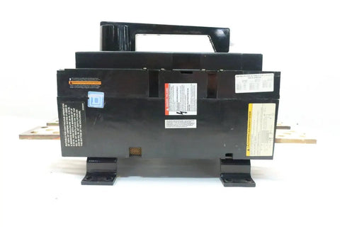 Kick The Heavy Lifting Up A Notch With This Straight Shooter Electronic Trip Circuit Breaker Rated At 1600 Amp 3 Pole And 600 Volt AC To Keep Your Grid Locked In And Deliver Bang For Your Buck Heavy Duty Protection, rear view.