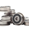 Badass 10 Pack 3Mm X 10Mm X 4Mm Flange Ball Bearings Double Rubber Seals Fits Voron 0 Motion Idlers Quiet Smooth Operation Heavy Loads 3D Printers Reliable Parts Keep Machines Fast Silent Prints Long Life Hardcore Users Hardware Works Well Ready To Go, sealed steel bearings