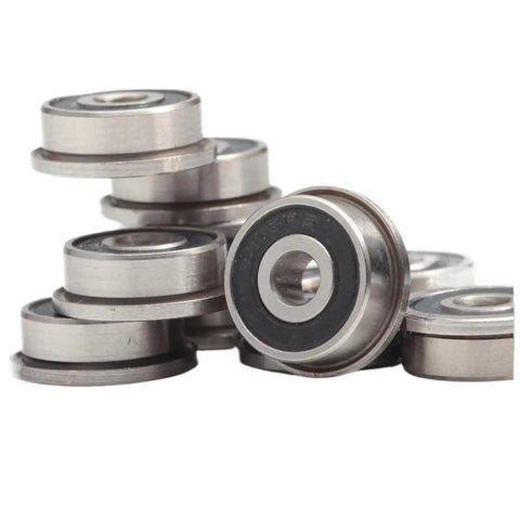 Thinking Process: sealed stainless steel ball bearings for machinery, shown stacked and one front view