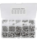 250 Piece M2 To M10 Machine Screws Set Pro Grade Stainless Steel Hex Socket Bolts For Laptop Keyboard PC Repair Kit