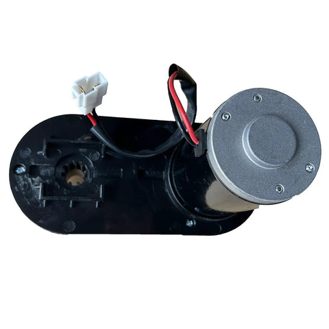 Beast Mode 24V Gearbox For UTV 4x4 150W Motor With 3250RPM Output Replacement Drive Part, top view, black casing
