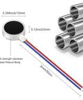 15 Pack Tiny Vibration Motors 10mm 12000 RPM 3V Micro DC Coin Type With Self Adhesive Backing, size 10x3mm, with steel tubes